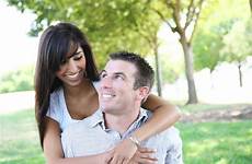 couple dating women men attractive park seeking interracial relationships happy embracing