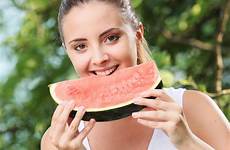watermelon eat girls stock format