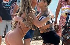 beach wallace aisleyne bournemouth horgan aznude enjoys day recommended stories