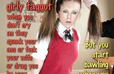 captions humiliation sissy girl school tg boy feminization caps