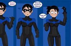 rule transformation nightwing sequence justice starfire
