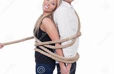 bound rope corda pares junto limitados zusammen gesprungen seil paare limitate insieme coppie barefoot kabel wordt