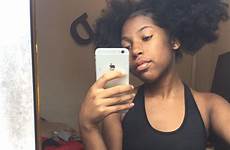 ebony selfies hair