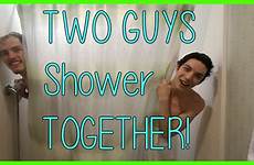 shower together guys two