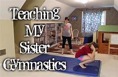 sister gymnastics teaching