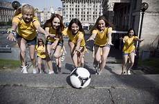 euro girls football fans gorgeous female kyiv beautiful ukraine