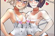 femboy hooters hentai anime shorts bulge short yaoi erection gelbooru hair choker penis trap edit touching multiple original options clothes