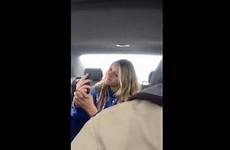 secretly daughter selfie dad teenage gif films selfies during intense session his car having taking