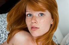 freckles redhead tits topless bed sexy smutty