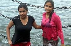 bathing indian river girls young desi girl pic wet bikini dress
