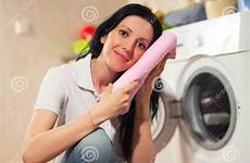 laundry doing housewife washing machine preview housekeeper