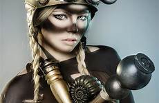 steampunk miner sexy cosplay coal girl guide costume steam makeup goggle marks punk fashion style recreate dirty tutorial learn using