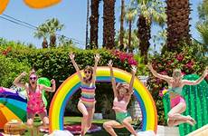 party pool birthday kids swimming parties rainbow summer theme happy decorations studiodiy decoration themes girls adults article balloons teen tropical