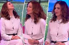 trinny woodall malfunction embarrassing suffers exposes langsford ruth itv