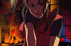evil resident claire redfield anime visit