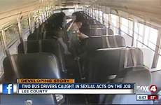 bus school caught two acts sexual drivers job lee county engaging district while florida