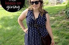 polka dress dot keeps giving article style mom