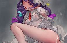anime panties legs hentai bottomless solo cum feet pussy bra covered sex purple hair long gelbooru small respond edit favorite