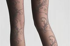 tights lingerie hosiery patterned filigree pearl strumpfhosen pantyhosed ezyfashion strumpfhose zulily tsai higghheelsfashion