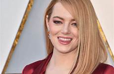 emma stone carpet red awards reddit working 90th academy oscars got nude cleavage she comments imgur celebrities saved satiny celebmafia