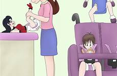 deviantart commission anime girls diaper deviant