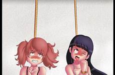 pantyhose noose legwear 2girls hanging rope dress tbib previous posts related next hair red