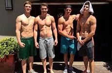 fit shirtless college af frat jocks muscle young american sexy
