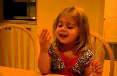 little girl hand talking her funny