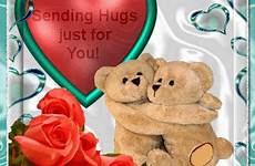 hugs hug sending blingee greetings teddy friend myniceprofile week ecards umarmung