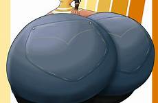 butt anime inflation ass deviantart huge april expansion girl body bigger blueberry big cartoon meme sequence game real neil commission