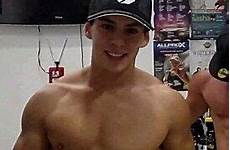 jock shirtless male muscular abs nice gym 4x6 hunk work