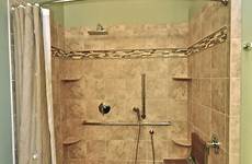 shower showers bathroom accessible handicapped handicap roll disabled ada remodel people curtain tile houzz galleries seat zero entry walk decor