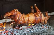 pig spit spanferkel roast pork greekboston partyservice istockphotos