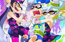 splatoon squid sisters marie callie inkling girl boy anime sfm character other tied nintendo saved rebloggy meme orange fan arms