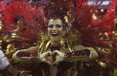 rio carnival janeiro brazil samba parade carnaval school dancers brazilian queen costume bikinis party during festival music salgueiro viviane sambadrome