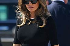 trump melania age donald sexy show her curves vegas las wife express lady first afp getty defying dons look off