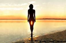 sunset beach silhouette wallpaper naked girl women ass sunrise hot nude uber water babes gap girls desktop reflection female person