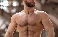 hairy hunks hunk shirtless sexy muscles brock yurich pelz scruffy physique barba