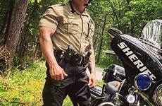 cops muscle uniforms muscular
