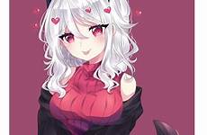 anime girl devil cute kawaii twitter vtuber helltaker