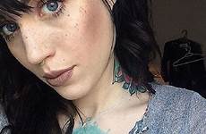 freckles tattooed faces having