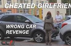revenge car girlfriend cheated wrong