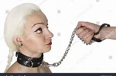 leash woman collar sexy holding leather hand blond male shutterstock stock search