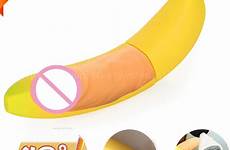 dildo powerful heating soft quality high vibrator female banana lesbian double spot