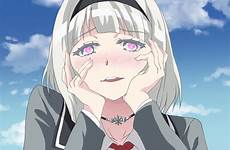 face yandere nikki mirai anime girl smile okuma real gon hard expression meme hair facial protected get color random