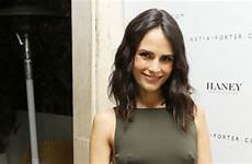 jordana brewster braless sexy dress tran michael sheer goes getty via