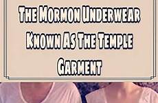 mormon underwear garment