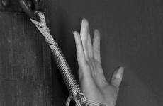 submissive tied bind ropes