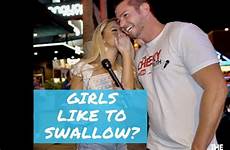 swallow girls prefer do women spit then
