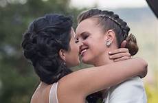 lesbian wedding lesbians photography brides hair board couple arapaho valley kissing couples lgbt cute bride ranch merritt amy makeup choose